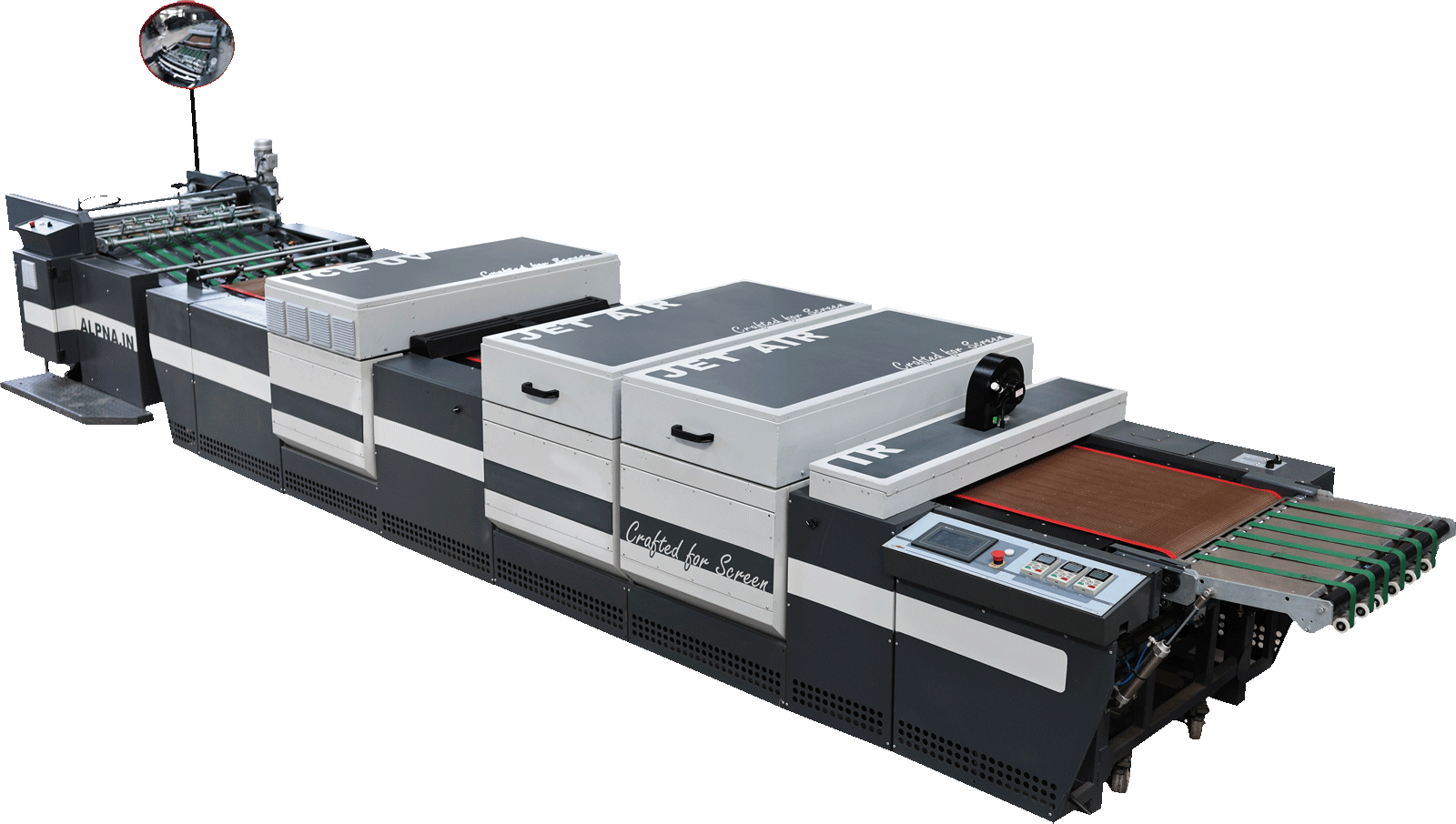 C-Cure conveyorized UV dryer
