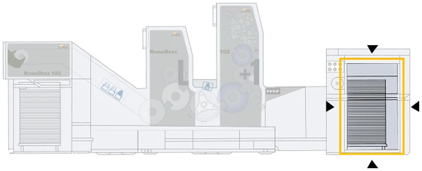 Feeder section position on Rhino Dexa