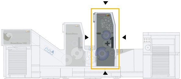 Litho print unit position on Rhino Dexa