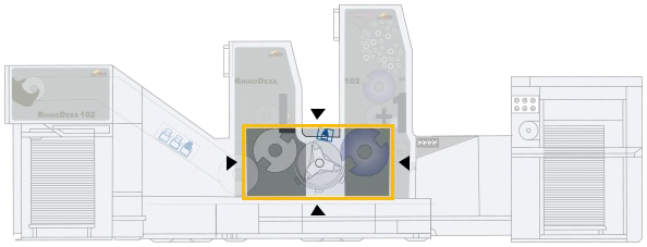 Transfer cylinder position on Rhino Dexa